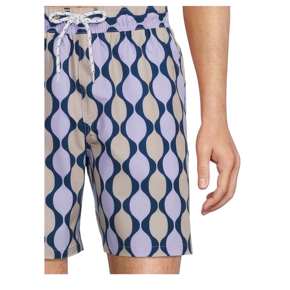 Men’s Above the knee swim Trunk w/pockets George  Sz S2XL NWT quick dry spf 50